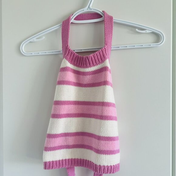 knitted backless halter  top summer autumn - Picture 4 of 8